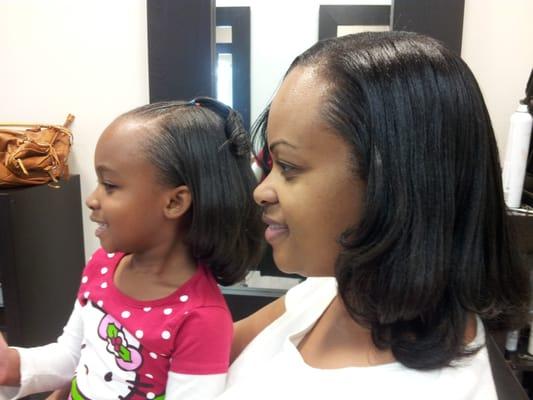 Mommy and daughter clients