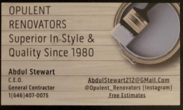 Opulent Renovators "Superior in Style & Quality Since 1980"