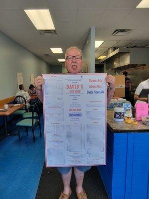 This is the menu