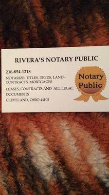 Rivera's Notary Public