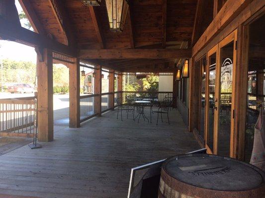 Large, spacious covered patio.