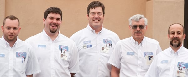 Just a few of our friendly, experienced service technicians.