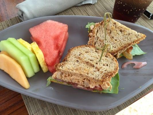 Chicken Club, not what I was expecting from a traditional club but bread and chicken were delish.