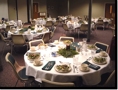 Continental or breakfast buffet; Luncheons-box, light, full meal; in-room buffets, custom menu creations.