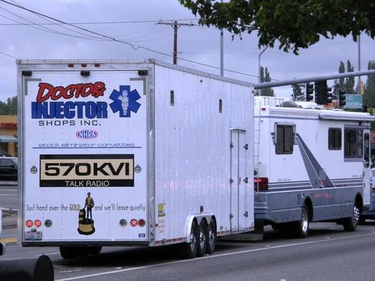 Testing what We sell while racing our 2 stock eliminator Corvette's