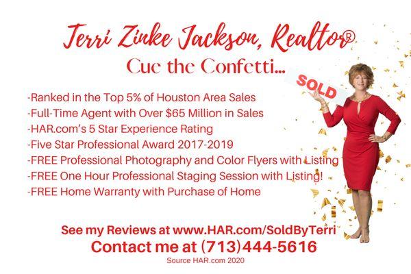 Recommended by clients for a reason! See my reviews at www.har.com/soldbyterri