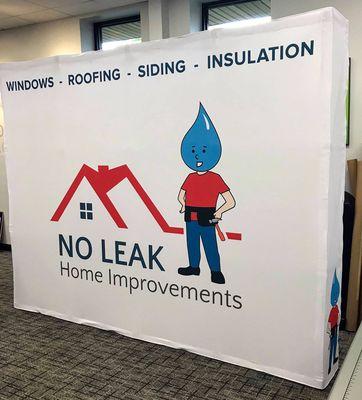 Trade Show Booth Displays for No Leak Home Improvements