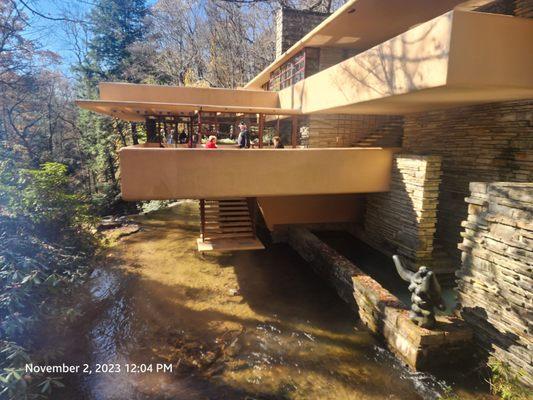 Fallingwater, home designed by Frank Lloyd Wright.