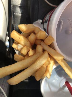 Hot French crispy fries