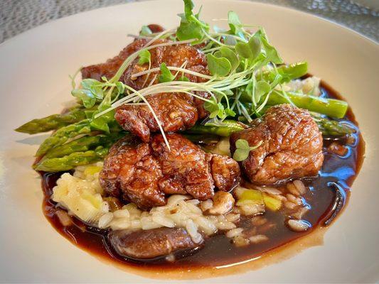 Braised Pork with Risotto