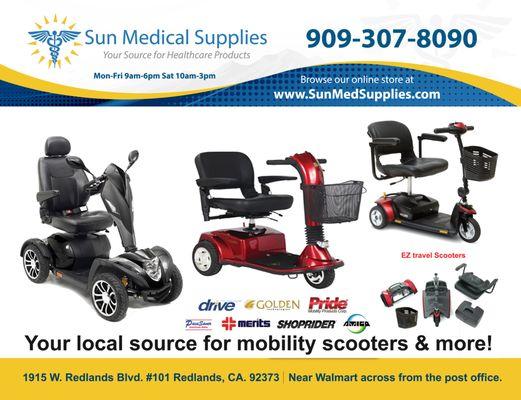 We carry Mobility Scooter