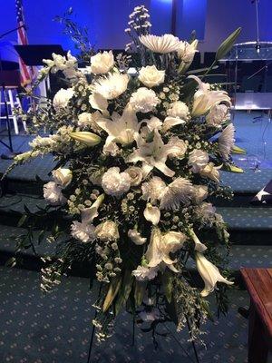 Memorial service flowers