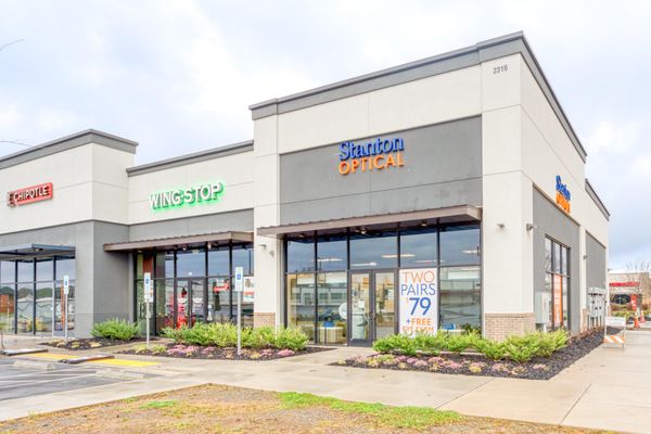 Storefront at Stanton Optical store in Rock Hill, SC 29732