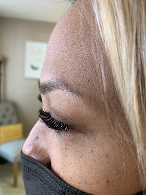 Eyelash extensions by lashes by Irene