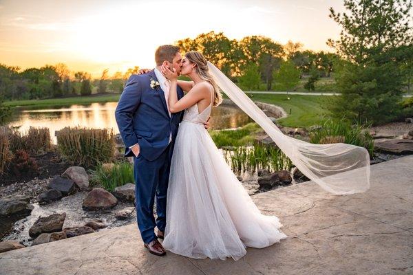 Wedding, golden hour, sun set, The Bowery