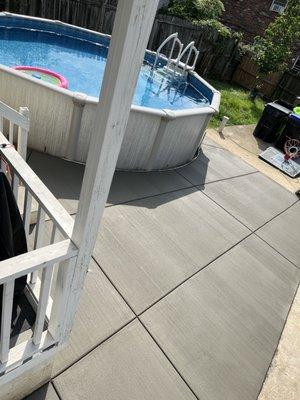 Pool deck addition/patio addition