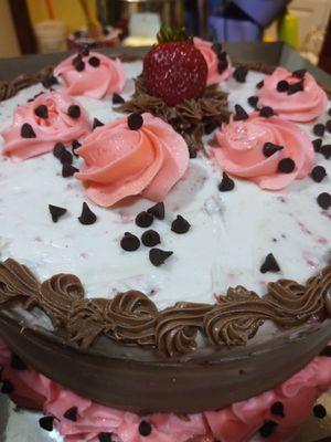 Neapolitan cake.