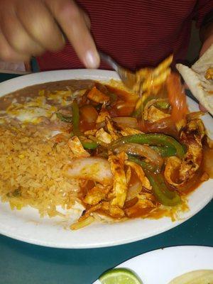 Fajita plate