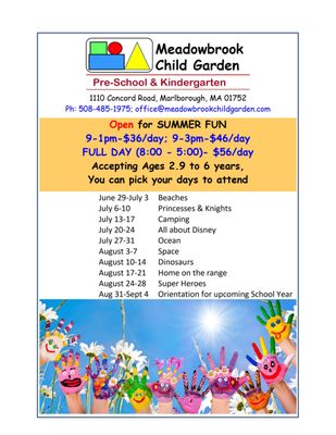 Meadowbrook Child Garden Preschool