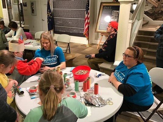 Volunteering at First Friday - Wabash Historical Museum