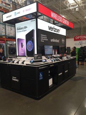 The kiosk inside Costco, by the Optometrist.