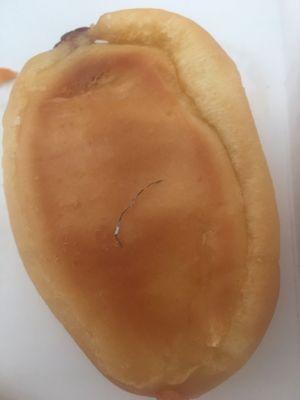 Went and got donuts with my kid this morning. There was a metal wire in my sausage roll as pictured.