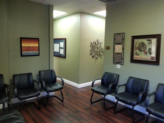 The Go Healthcare waiting area.