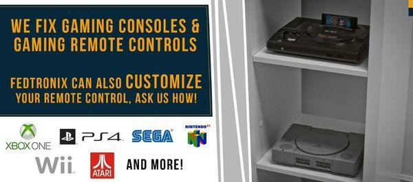 We repair & customize video game consoles and controllers. Visit or call us today!