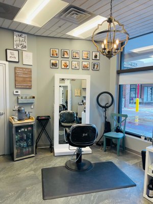 Interior of Craigfields Hair Studio