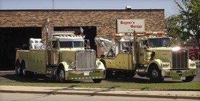 Rogner's Towing & Recovery facility & trucks