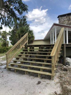 Custom built steps