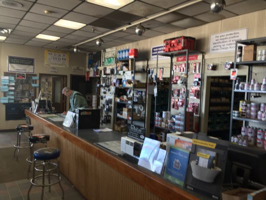 Grab a stool at the supply store bench. It helps to have a good idea of what you need. Research ahead of time, or ask your plumber.