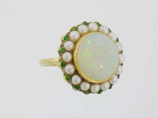 Antique opal ring