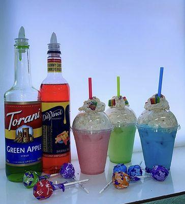 Green Apple Sour Candy Whip Cream. We carry custom whips