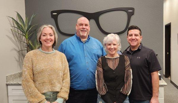 Meet Sight On Site's owners: Dr Kerri Luce, Dr John Riley, Joy Perluisi and Michael Garcia.