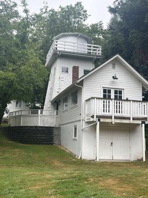 White wood historic building