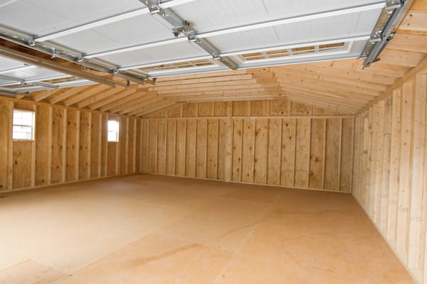 24x24 Garage Interior.