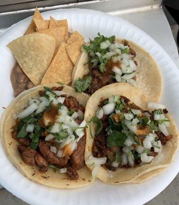 Tacos: $1.00 each