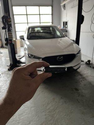 Adding key 19 mazda