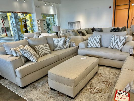 Beautiful sectional sofa.