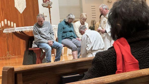 Washing of the feet