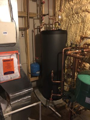 New hot water heater installed with all the corrections