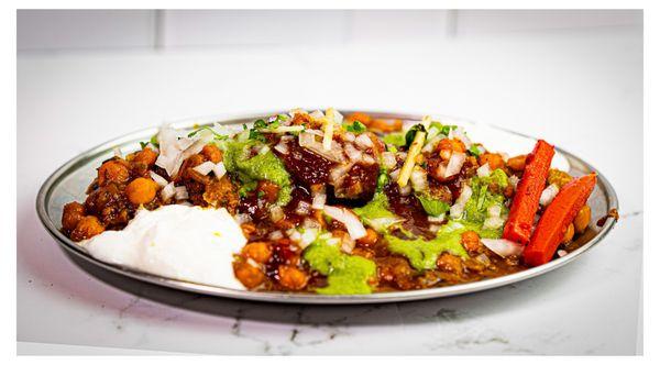 Samosa Cholle Chaat