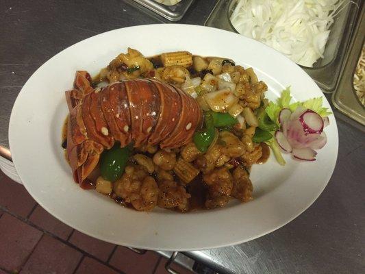 Lobster black bean sauce