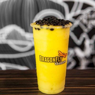 Mango Smoothie with Boba