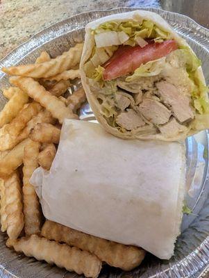 Chicken Caesar wrap