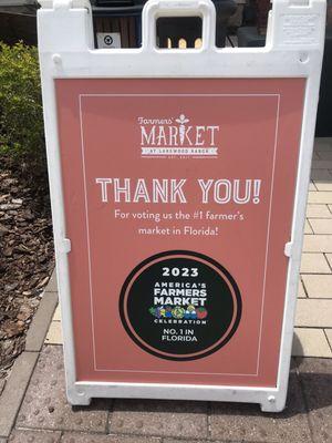 Farmers market award