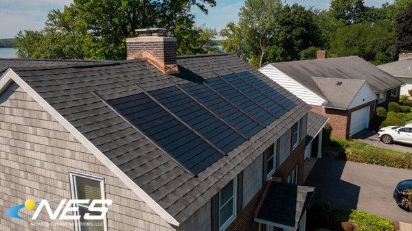 Solar Shingles. 25 year warranty for performance & labor.