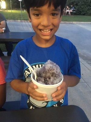 Small grape sno cone!!