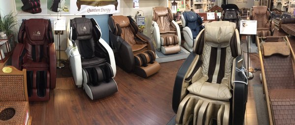 High end massage chairs imported from Korea